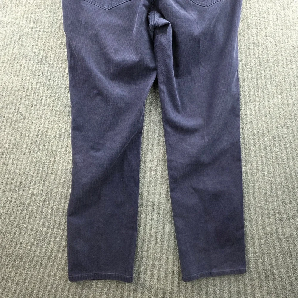 Peter Millar Mens Navy Blue Corduroy 5-Pocket‎ Straight Leg Pants MF19B29 34